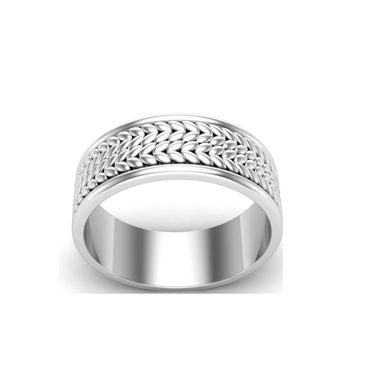 Bague anneau argent Torus